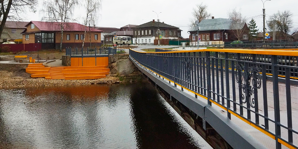 В Судогде завершилось благоустройство набережной