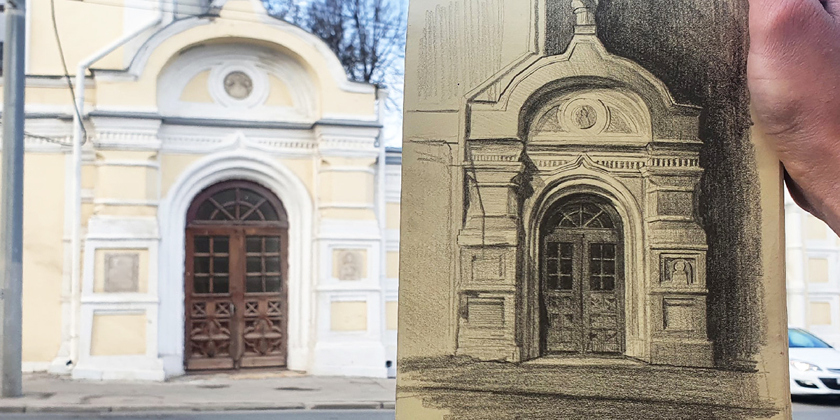 50 оттенков серого. Владимир в графических скетчах Натальи Пименовой