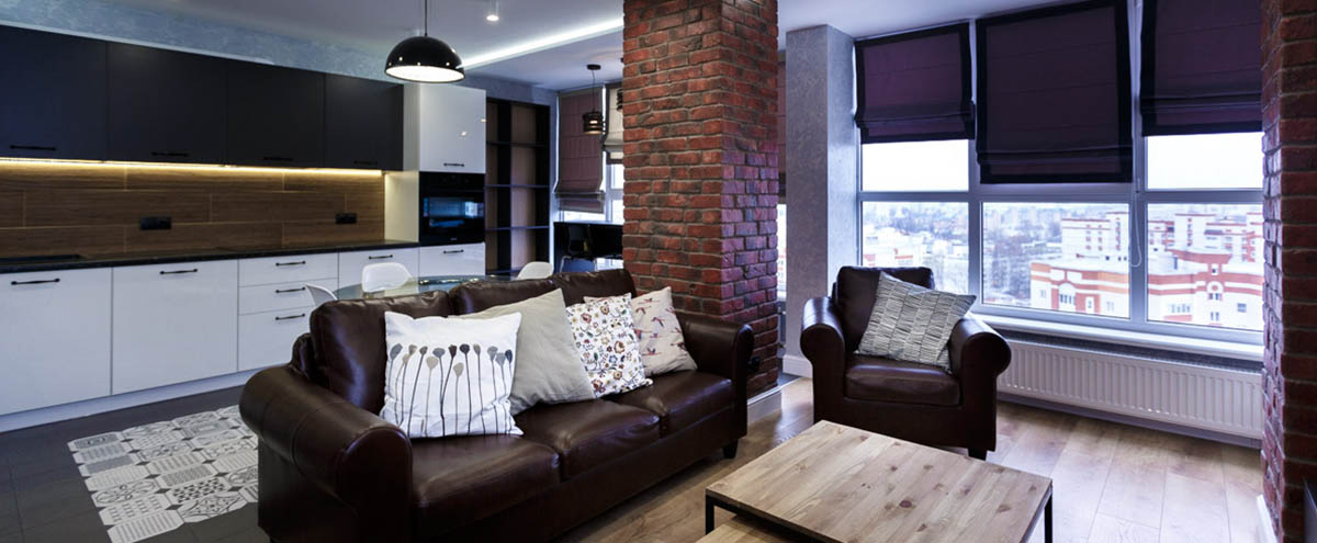 Интерьер недели: Квартира во Владимире с панорамными окнами