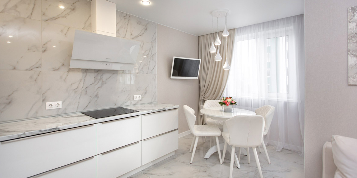 Этюд в нюдовых тонах, или Белая квартира с пастельными акцентами