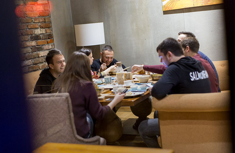 Завтрак на “Ключе” с Salmon Family