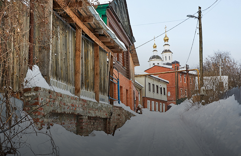 Богатая усадьба купца Андреева в прошлом и увядающая улица Муромская в настоящем