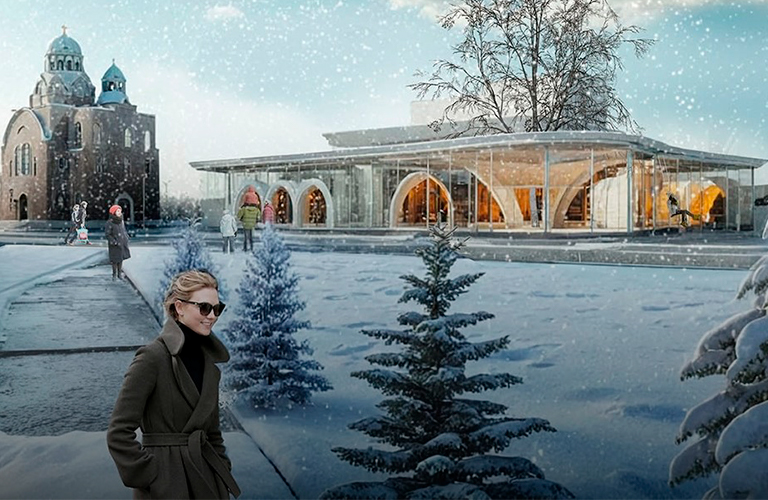 Сквер, качели, павильон — концепции развития Театральной площади от владимирских архитекторов