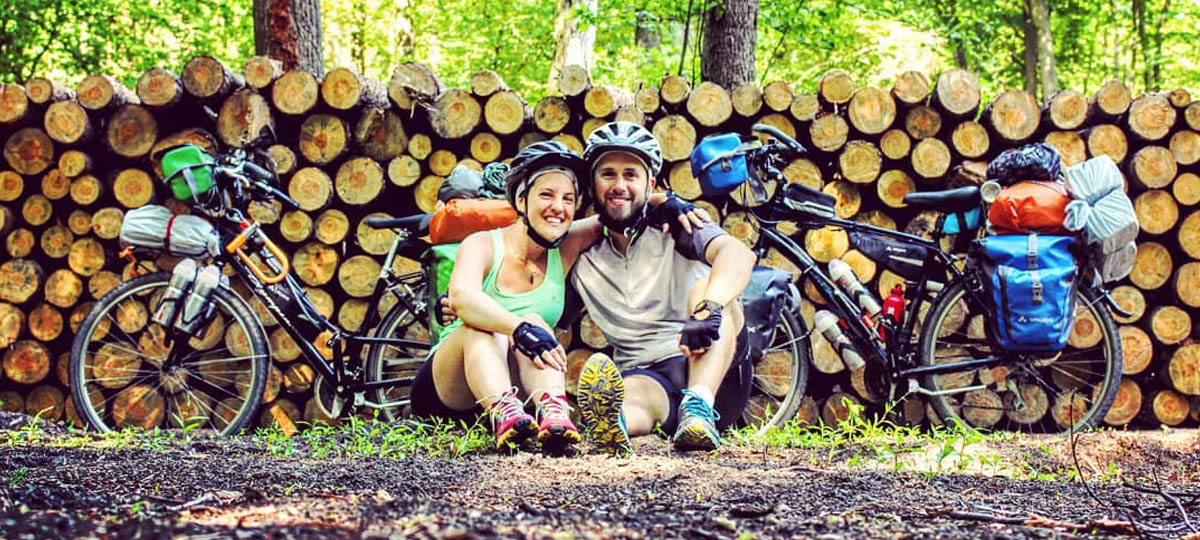 Велопутешественники из Италии на день остановились во Владимире