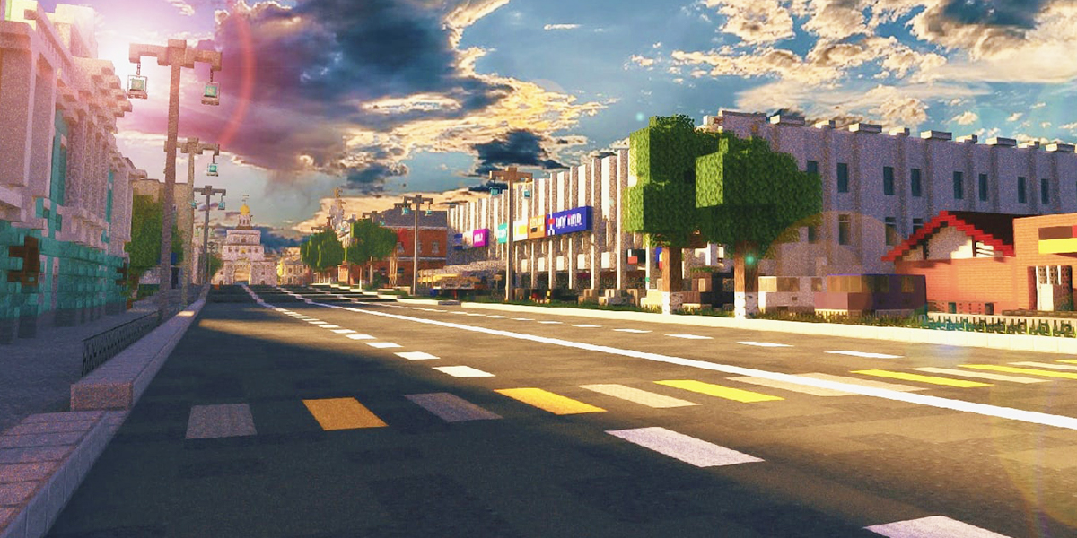 Майнкрафтовый Владимир разрастается: раритетные «Блинчики», ЦУМ и колледж на Студеной