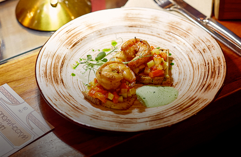 Гастрономический ужин на десятилетие ресторана. «Питейный дом купца Андреева» отметил юбилей