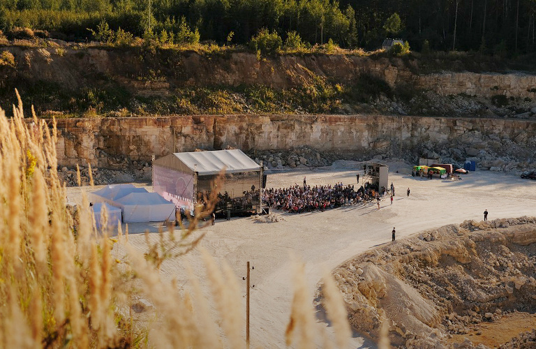 Джедайский концерт «Музыкальной экспедиции» прошел на Дюкинском карьере