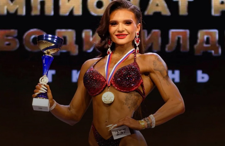 18-летняя владимирская спортсменка заняла первое место на чемпионате России по бодибилдингу
