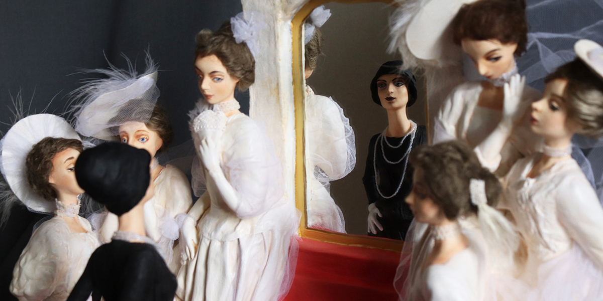 «Восхождение маленького черного платья», созданное мастерицей из Гусь-Хрустального