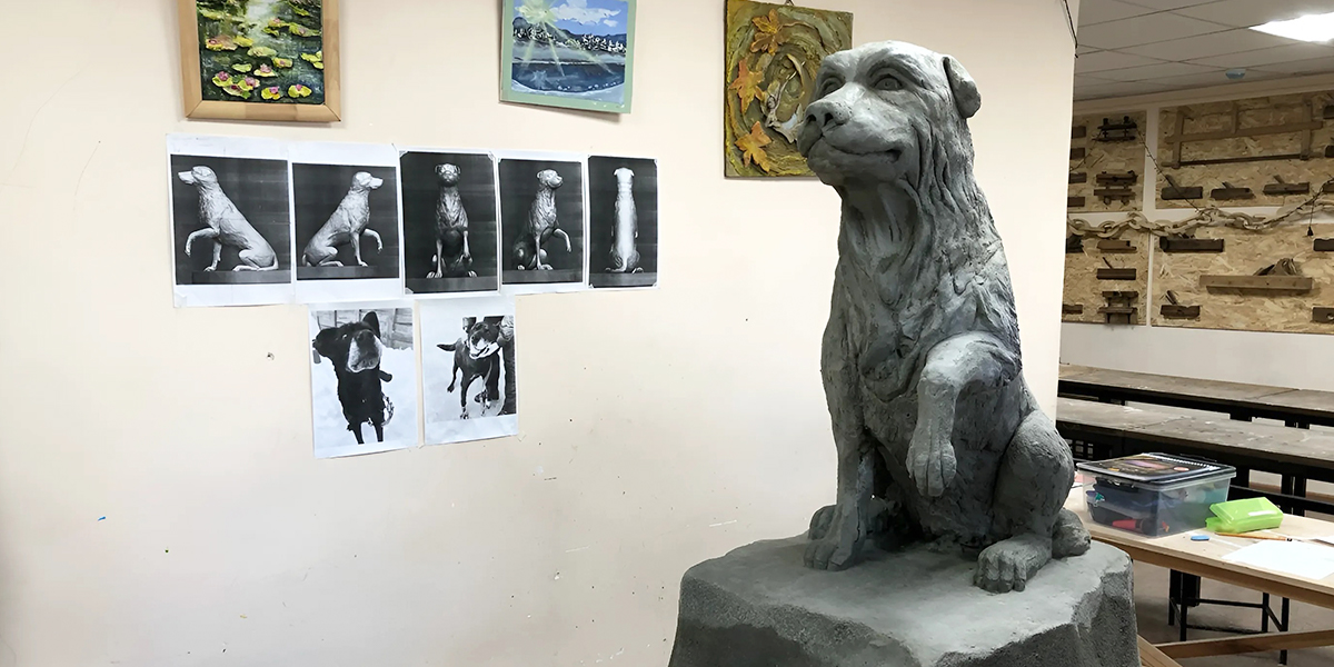 В Гусь-Хрустальном установят памятник бездомной собаке