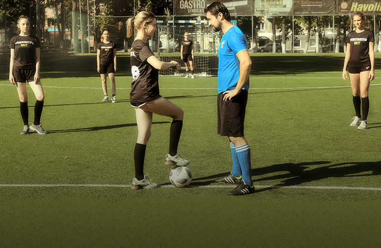 Амазонки против мужчин! Владимирские фотомодели сразились с футболистами