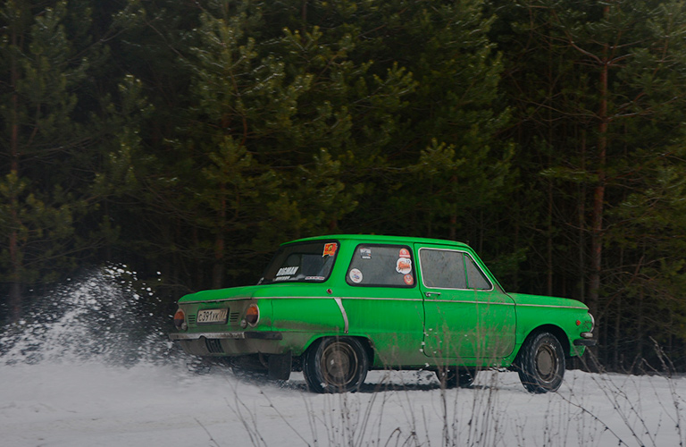 Ламповые гонки на «Запорожцах» под Владимиром