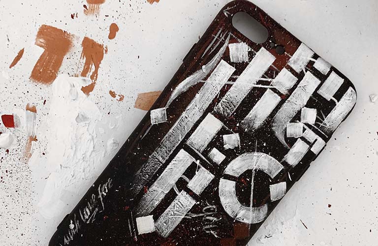 Причудливые портреты, дотворк и каллиграфия