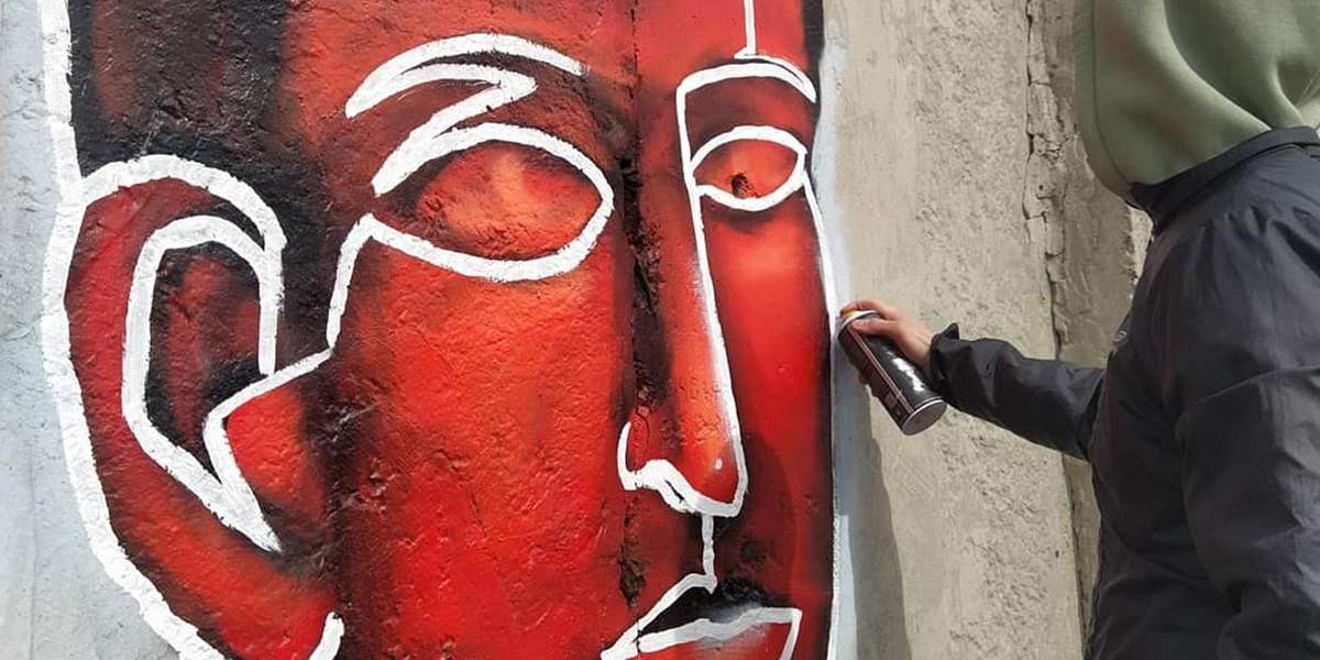 Пакман из отбойников и мистер Бин на Пекинке. Неисследованные граффити Владимира