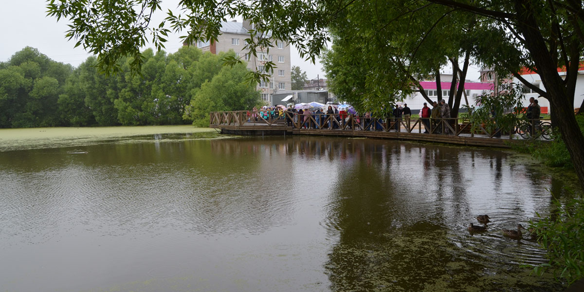 В Камешково открыли набережную в стиле “лофт”