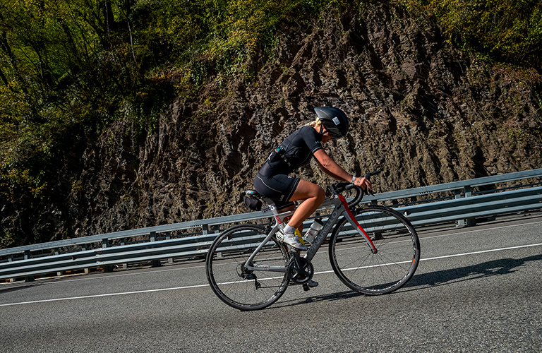 Первая девушка в области, ставшая призером «железной» дистанции