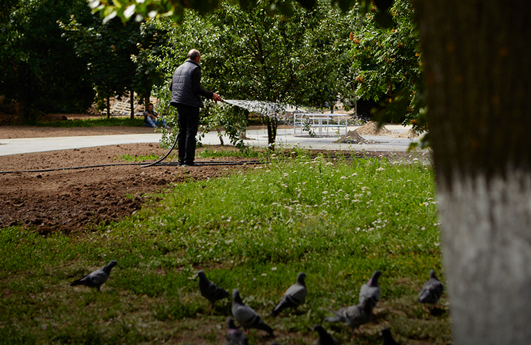 В городе завершаются работы 2023 года по благоустройству трех общественных пространств