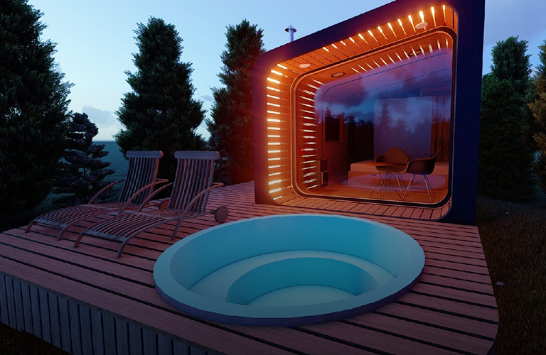 1,5 модульных дома для романтического уикенда. Новые успехи архитектора из Владимира