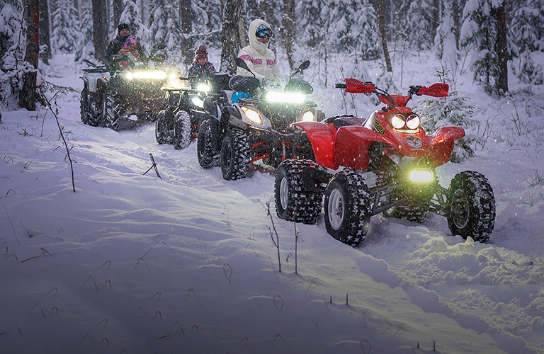 Путешествие на квадроциклах, или Квест в лесу. Планируем новогодние  каникулы на свежем воздухе