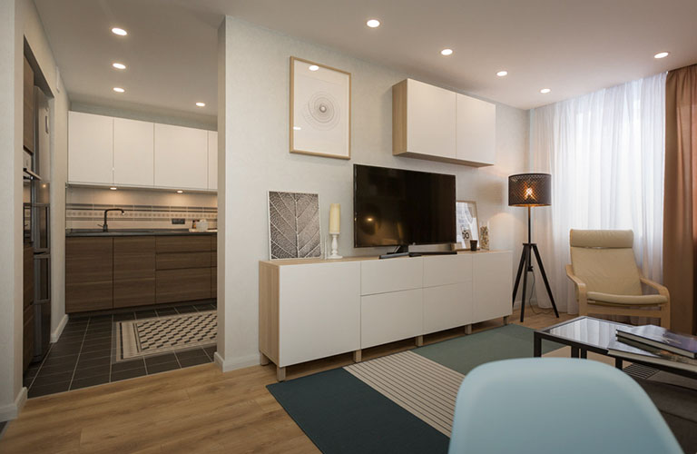 Интерьер недели: Уютная однушка с видом на центр