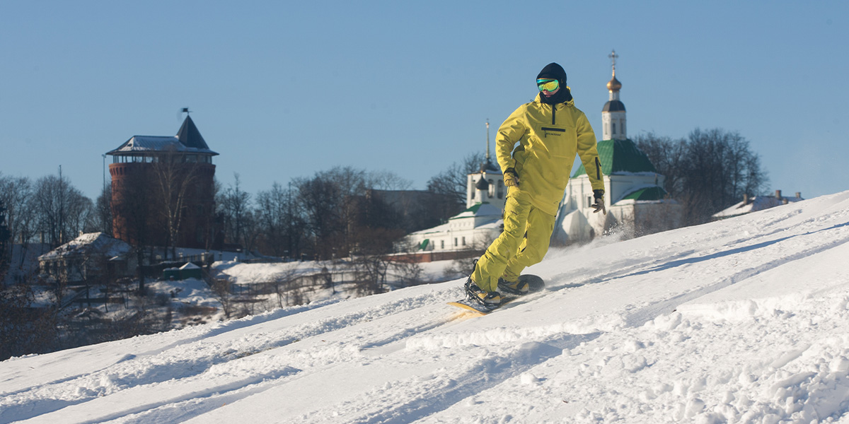 Фрирайд на сноубордах в самом сердце Владимира