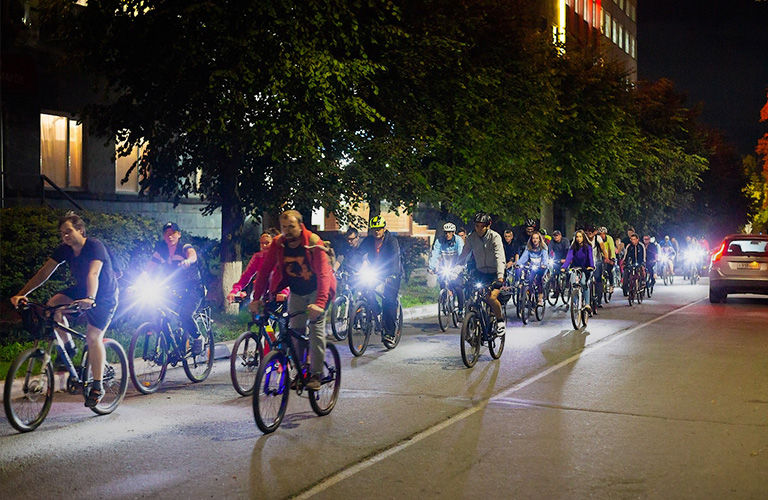 Огни большого города, или Ночная велопрогулка