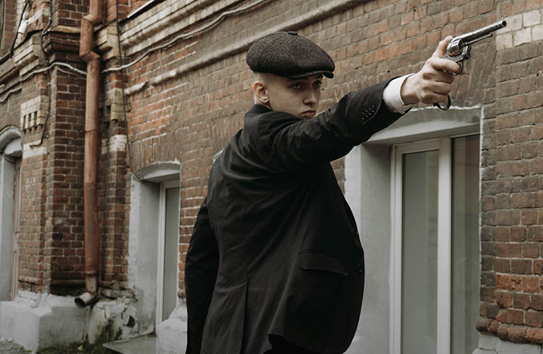 Томас Шелби стартер пак: восьмиклинка с лезвием и костюм в стиле «Острых козырьков»