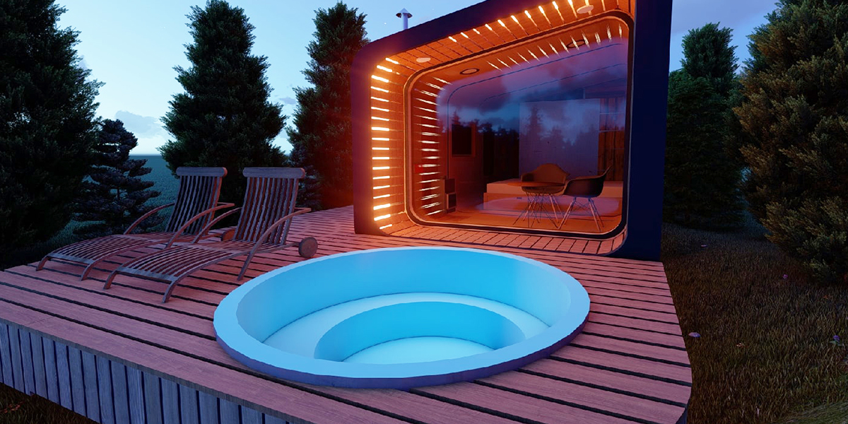 1,5 модульных дома для романтического уикенда. Новые успехи архитектора из Владимира