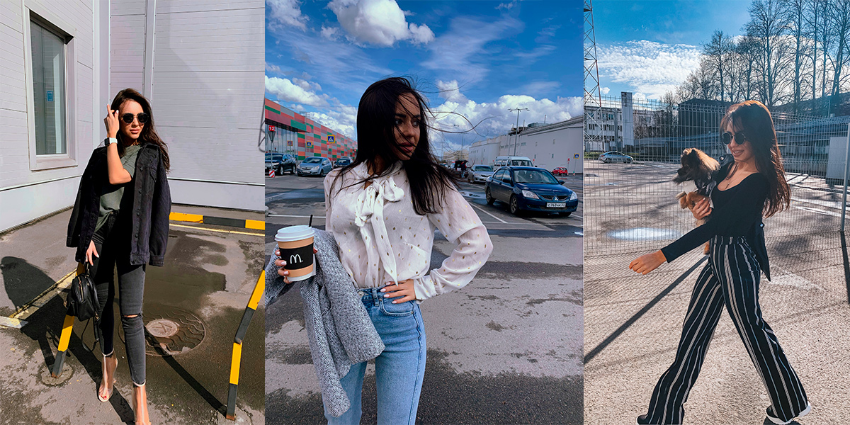 Весенние аутфиты прекрасной Татьяны Якуниной