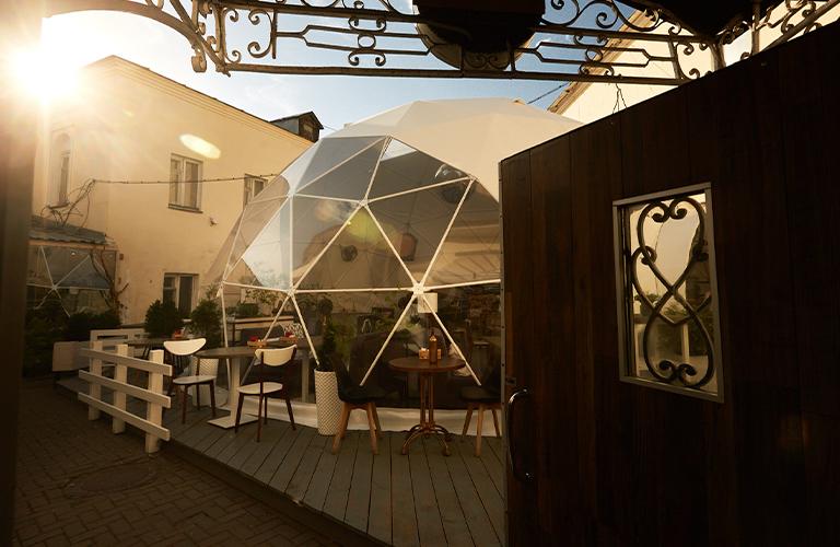 Проект в стиле «экофутуризм», или Танцы под всепогодным куполом