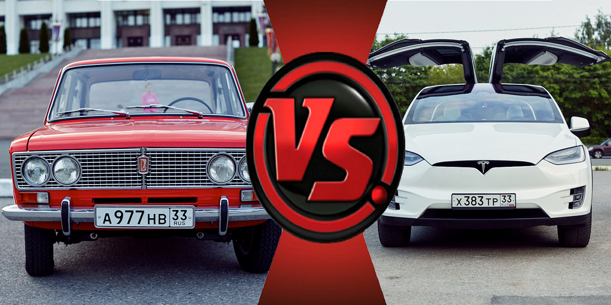 Электрокары vs ретроавтомобили — эстетичный баттл между будущим и прошлым