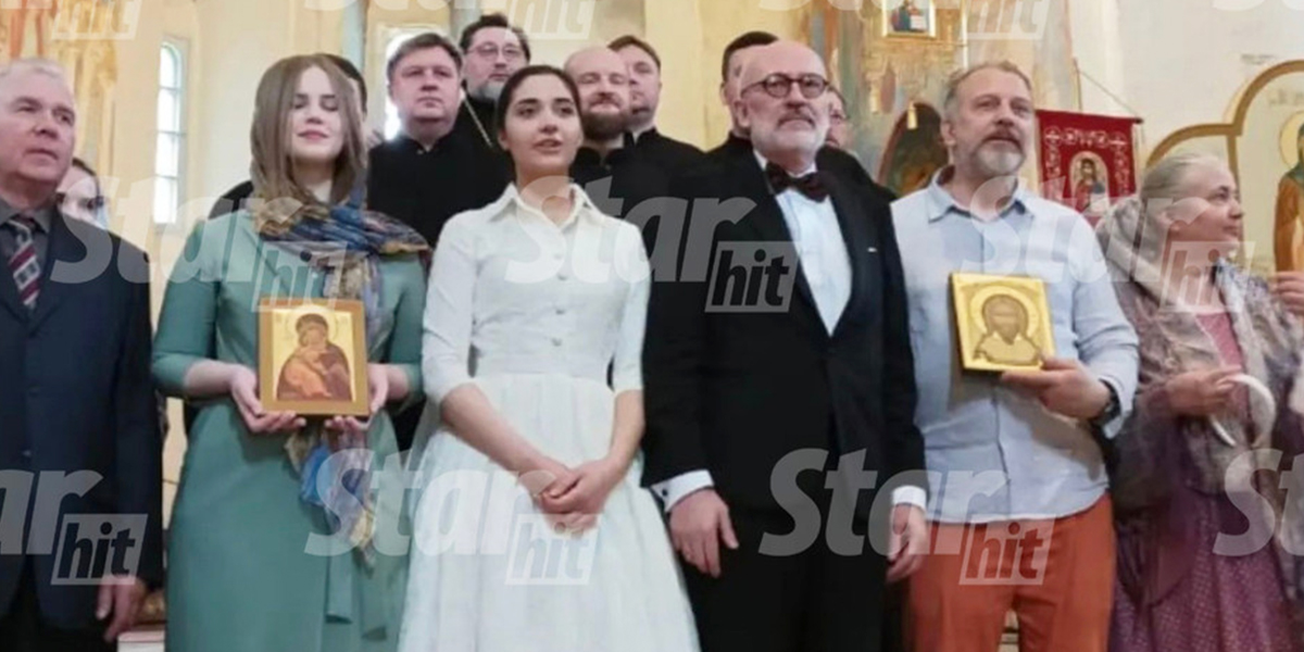 Телеведущий Александр Гордон обвенчался в Суздале с 20-летней студенткой