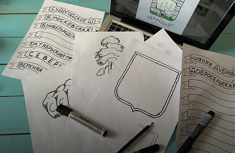 Геральдика с юмором. У владимирских улиц появились гербы