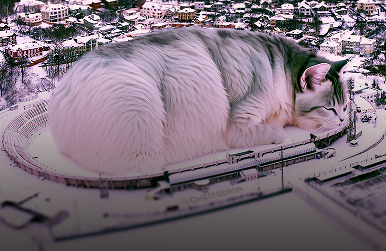 Нейроаэроэкскурсия по Владимиру: океан вдоль «Пекинки», киберкоты и нереальные Золотые ворота