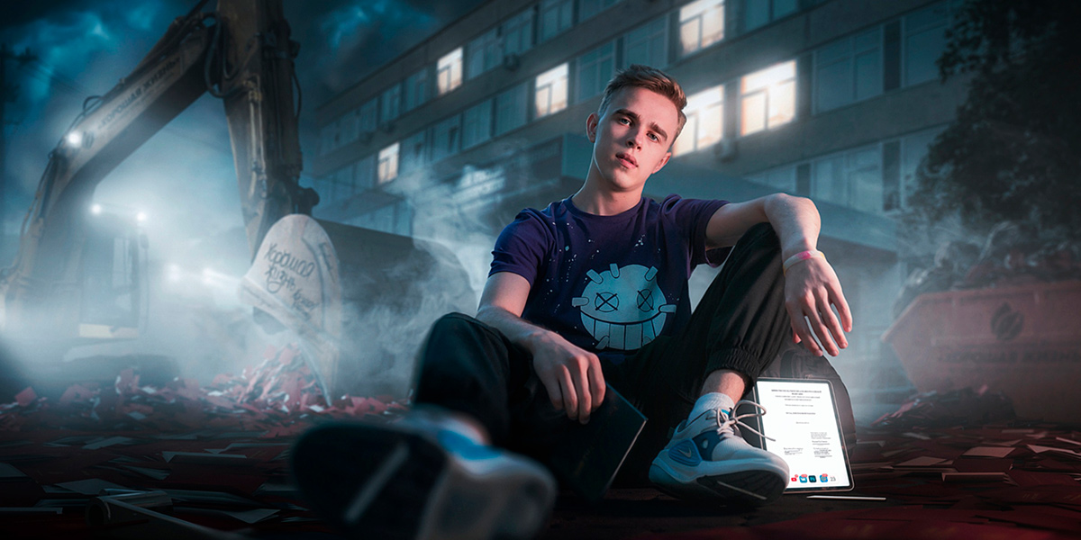 Обложки для Дани Кашина и постапокалиптичный универ от digital-художника Sergikkas