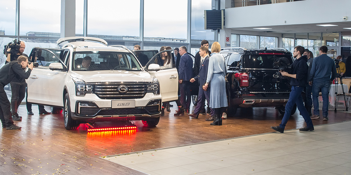 Во Владимире открылся автосалон GAC Motor