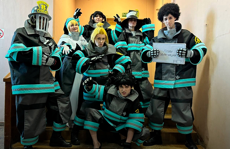 «Пламенная бригада пожарных» из Коврова победила на косплей-фестивале