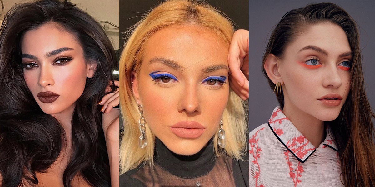 Графичные стрелки, неоновая подводка и другие тренды в макияже этого лета