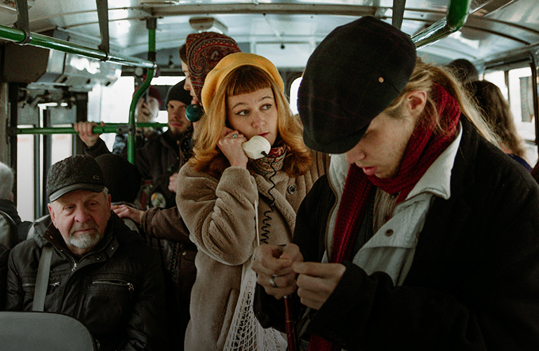 Перформанс в троллейбусе, или Как театралы шокировали владимирских пассажиров маршрута № 1