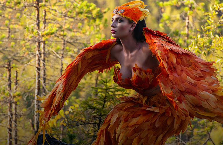 Костюм из хрупких перьев и опасные скалы. В Дюкинский заказник прилетела птица феникс