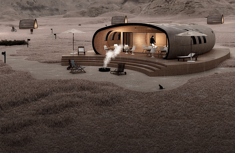 Купель среди барханов и ресторан-конструктор: владимирский архитектор возводит глэмпинг в Киргизии