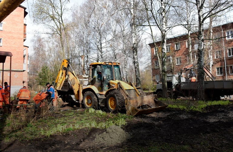 Владимирские дворы начали благоустраивать 