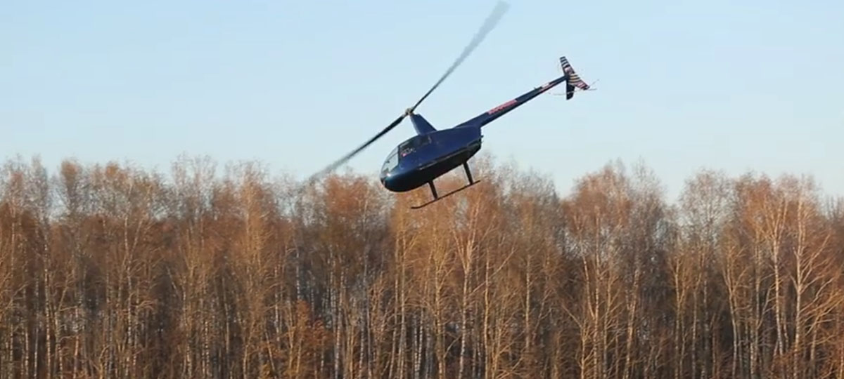 Фристайл на вертолете: Кульбиты в воздухе в исполнении владимирского пилота