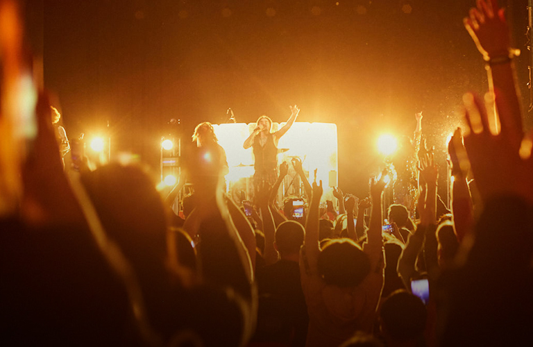 Владимирцы поучаствовали в записи новой песни The Hatters прямо во время концерта