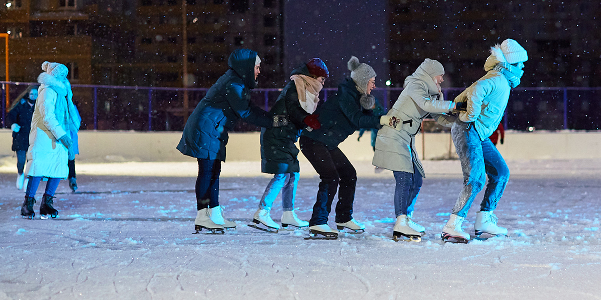 Прощай, дистант! Студенческая дискотека на льду в честь отмены «удалёнки»