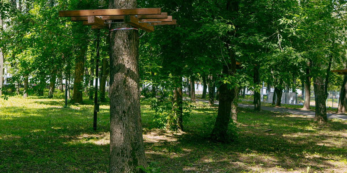 Веревочный городок переезжает из Добросельского парка в Центральный