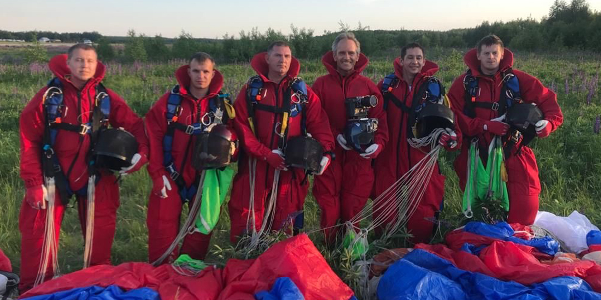 В Семязино проходили съемки уникальных прыжков для фильма  с Константином Хабенским