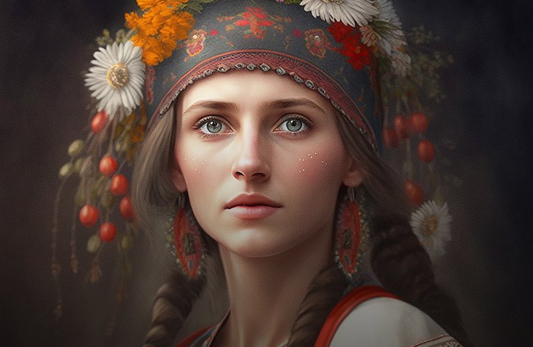 Несуществующие женщины на нейросетевых картинах владимирца