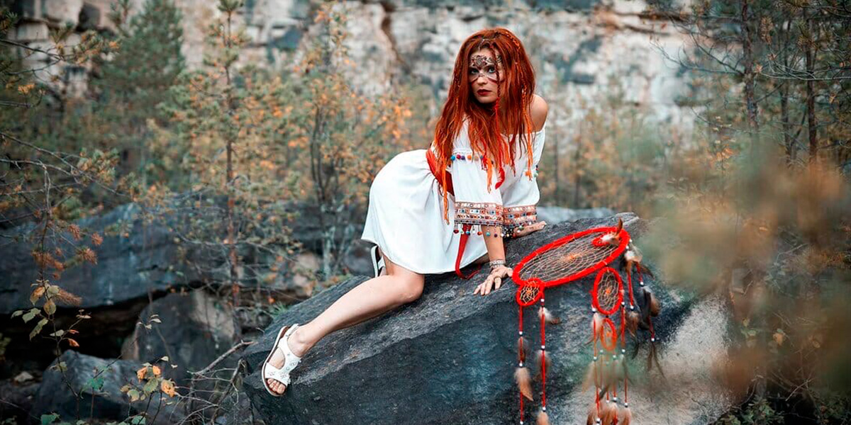 Шаманка, хранительница леса и героиня мистической легенды в окрестностях Владимира
