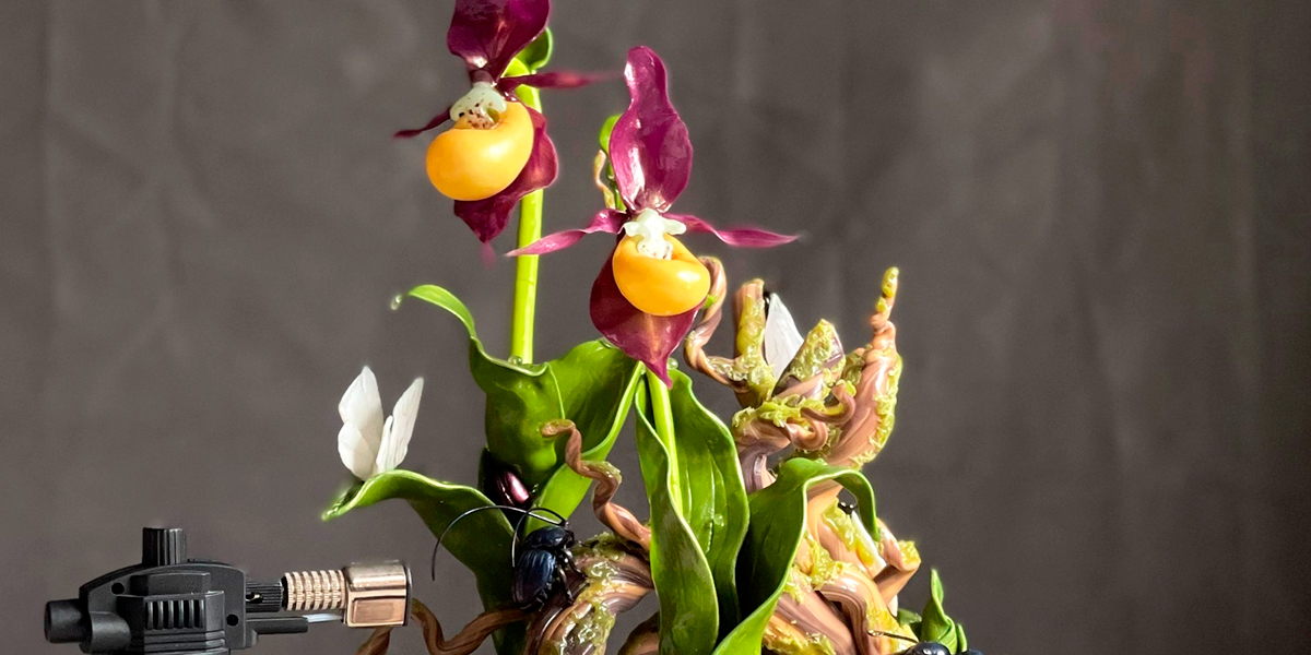 «Венерин башмачок» из карамели владимирской художницы победил в престижном конкурсе для кондитеров-декораторов